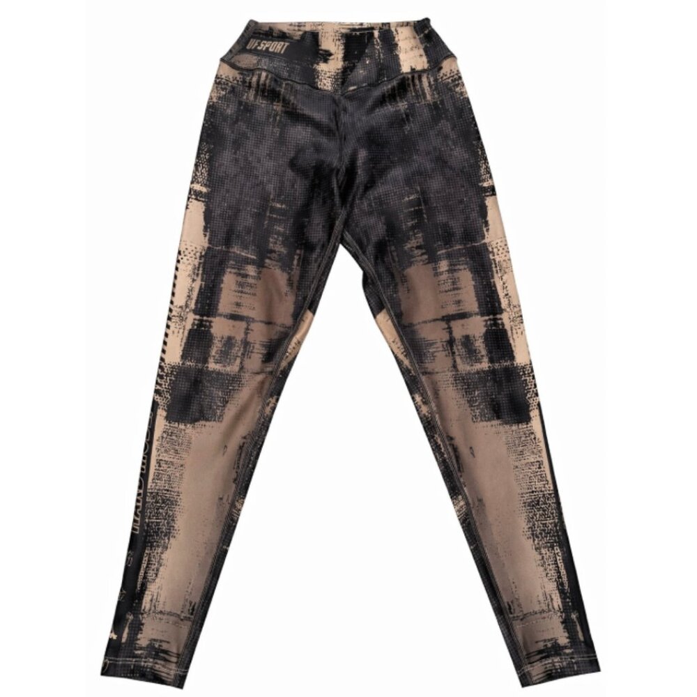 Stylish Black and Tan Leggings